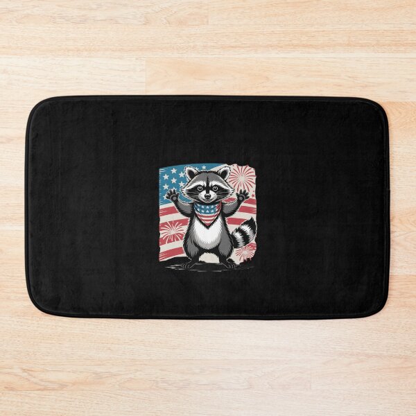 Item preview, Feral & Free Patriotic Feral And Free Racoon 4th July 32 designed and sold by RsFilsingerArt.