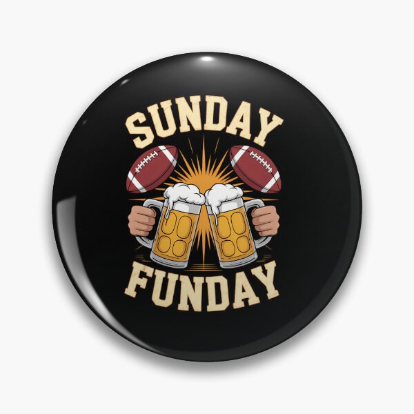 Item preview, Sunday Funday Funny Football Sport Lovers Football Beer designed and sold by Zephyr6Dragon.