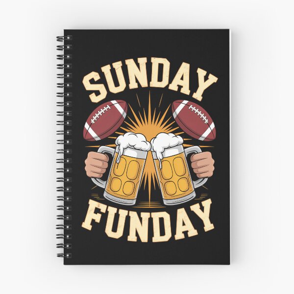 Item preview, Sunday Funday Funny Football Sport Lovers Football Beer designed and sold by Zephyr6Dragon.