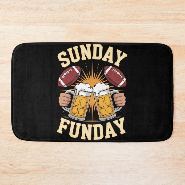 Item preview, Sunday Funday Funny Football Sport Lovers Football Beer designed and sold by Zephyr6Dragon.