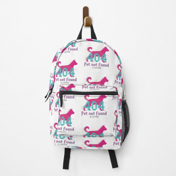 Item preview, Pet Not Found AI Edition – Glitch Dog Tech Humor design designed and sold by ZyricZyric.
