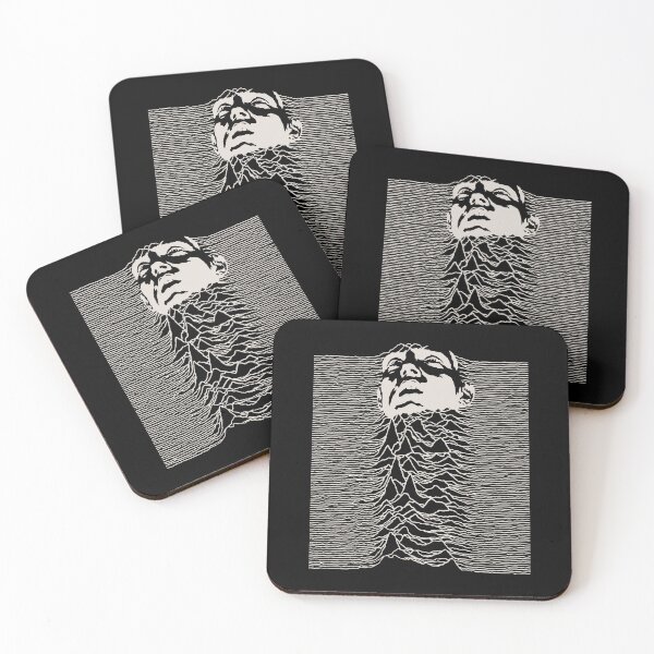 Item preview, Unknown Pleasures Iconic Wave Pattern inspiration designed and sold by LapinMagnetik.