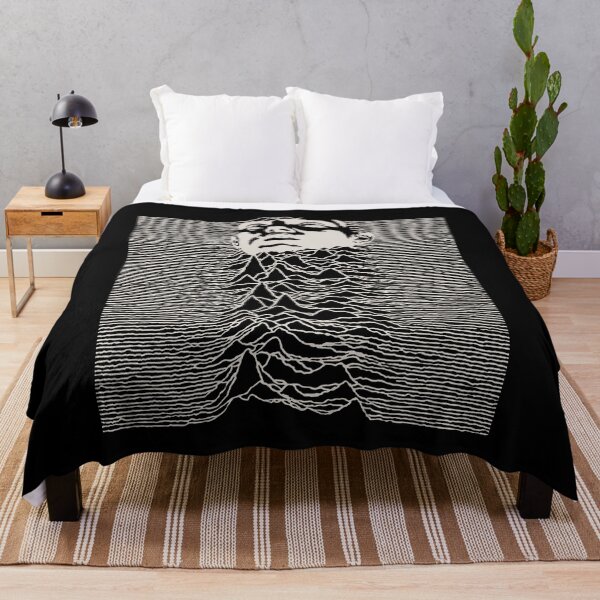 Item preview, Unknown Pleasures Iconic Wave Pattern inspiration designed and sold by LapinMagnetik.