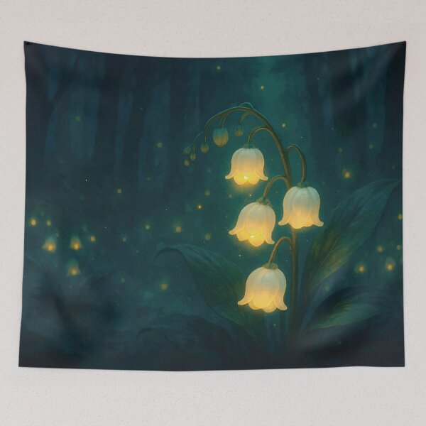 Item preview, Magical glowing Lily of the Valley designed and sold by rehabsallam.