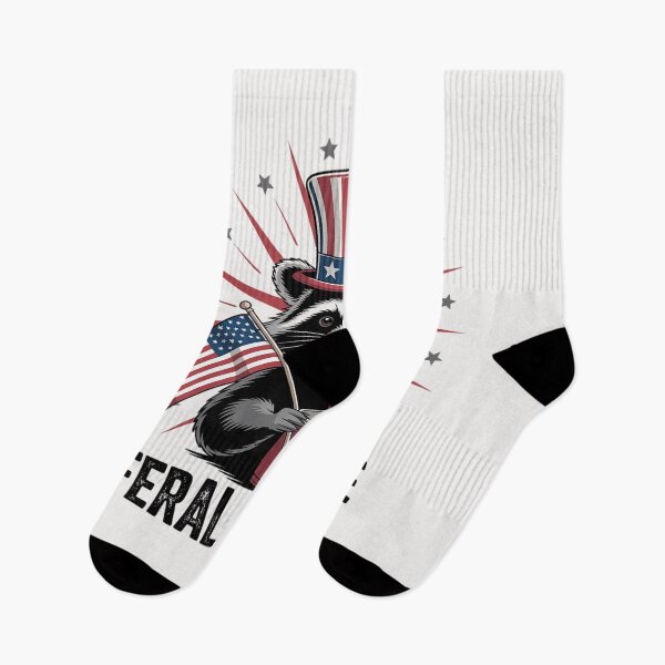 Item preview, Feral & Free Patriotic Racoon Feral And Free 4th July 8 designed and sold by RoyTill0Art.