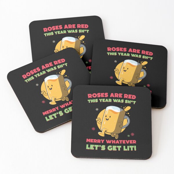 Item preview, Let's get lit at Christmas - funny Xmas beer drinking and party  designed and sold by messy-nessie.