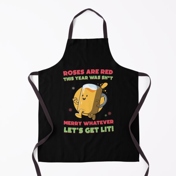 Item preview, Let's get lit at Christmas - funny Xmas beer drinking and party designed and sold by messy-nessie.