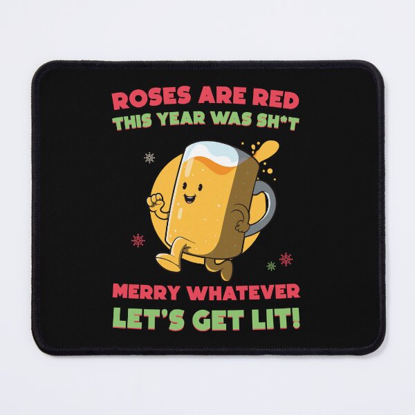 Item preview, Let's get lit at Christmas - funny Xmas beer drinking and party  designed and sold by messy-nessie.