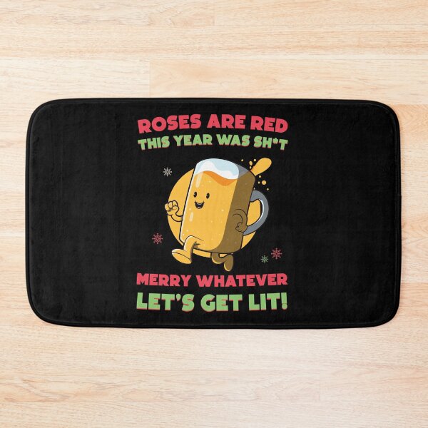 Item preview, Let's get lit at Christmas - funny Xmas beer drinking and party  designed and sold by messy-nessie.