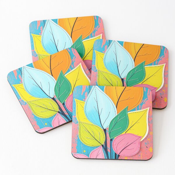Item preview, Retro Pop Leaf Burst designed and sold by ChrisButler.