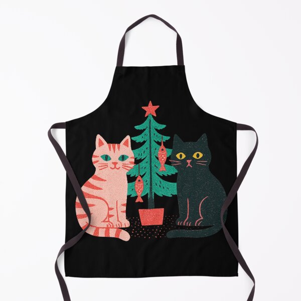 Item preview, Two Cats & A "Fishmas" Tree designed and sold by Jennifer Chiera.
