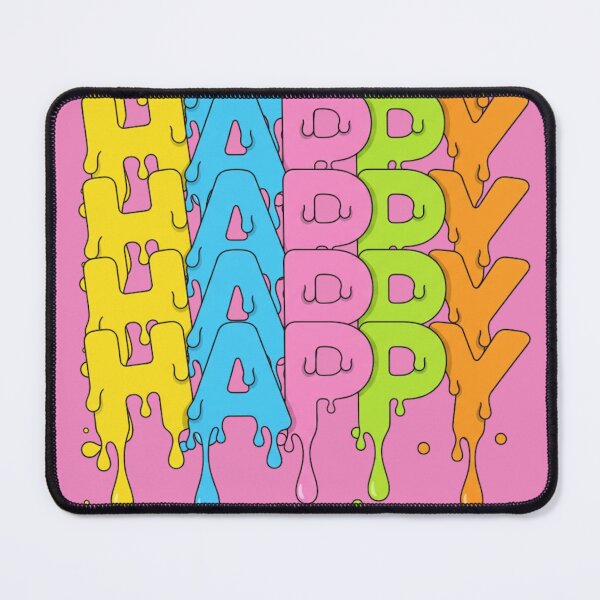 Item preview, Fun Colorful Melting Typography Art designed and sold by anandsiva2703.