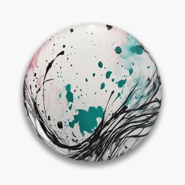 Item preview, Ink Plash Teal and Pink designed and sold by Sharon Schwalbe.