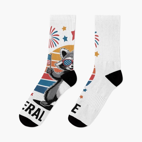 Item preview, Feral & Free Patriotic Racoon Feral And Free 4th July 9 designed and sold by RoyTill0Art.