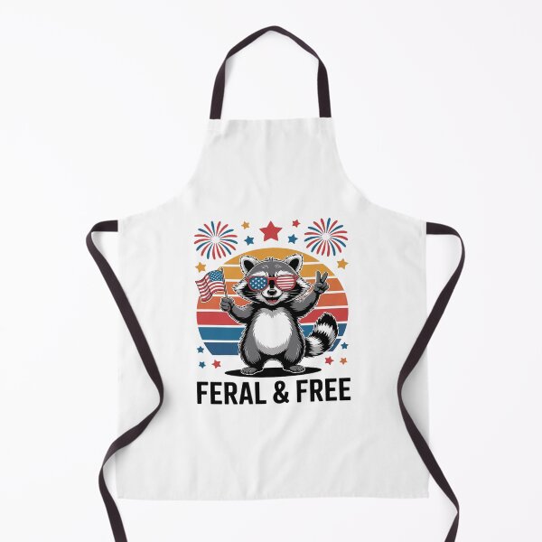 Item preview, Feral & Free Patriotic Racoon Feral And Free 4th July 9 designed and sold by RoyTill0Art.