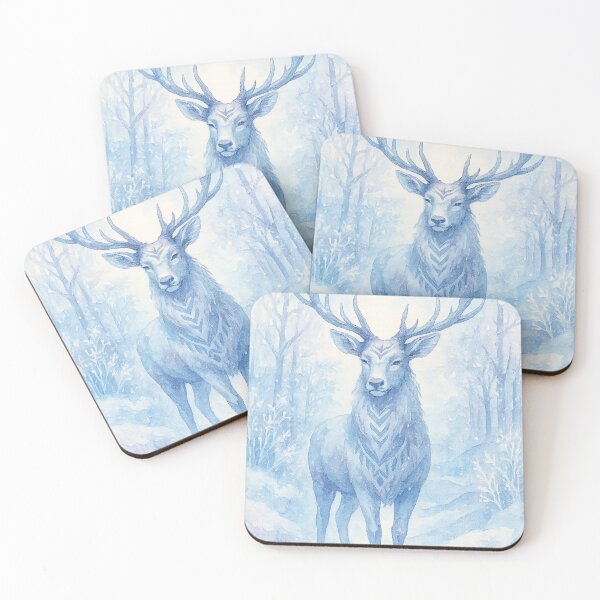 Item preview, .Frosted Tribal Deer  designed and sold by The Daily Sketchbook .