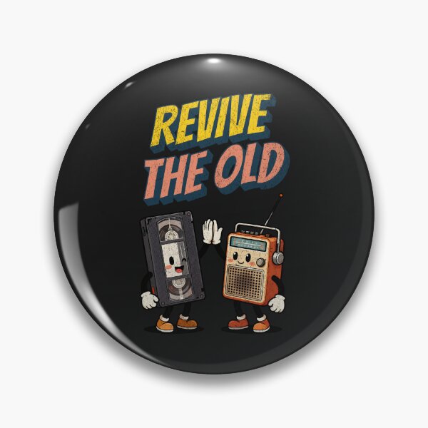 Item preview, Revive The Old - VHS Tape and Radio Retro High Five designed and sold by AwesomeBeyondLimits.