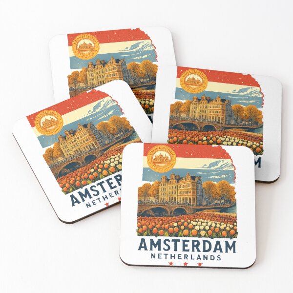 Item preview, Amsterdam Netherlands - Travel Art designed and sold by vectcd.