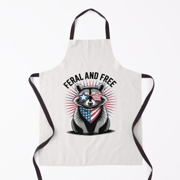 Item preview, Feral & Free Patriotic Racoon Feral And Free 4th July12 designed and sold by RoyTill0Art.