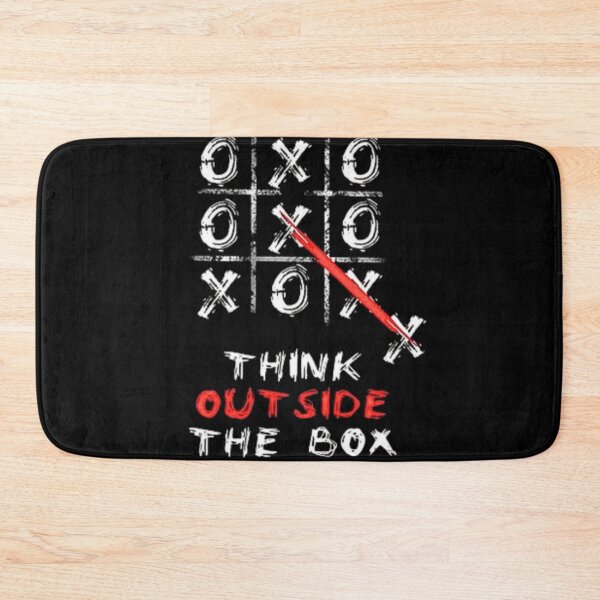 Item preview, Think Outside the Box – Tic Tac Toe Design designed and sold by FloraMyst.
