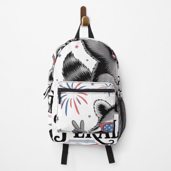 Item preview, Feral & Free Patriotic Racoon Feral And Free 4th July15] designed and sold by RoyTill0Art.