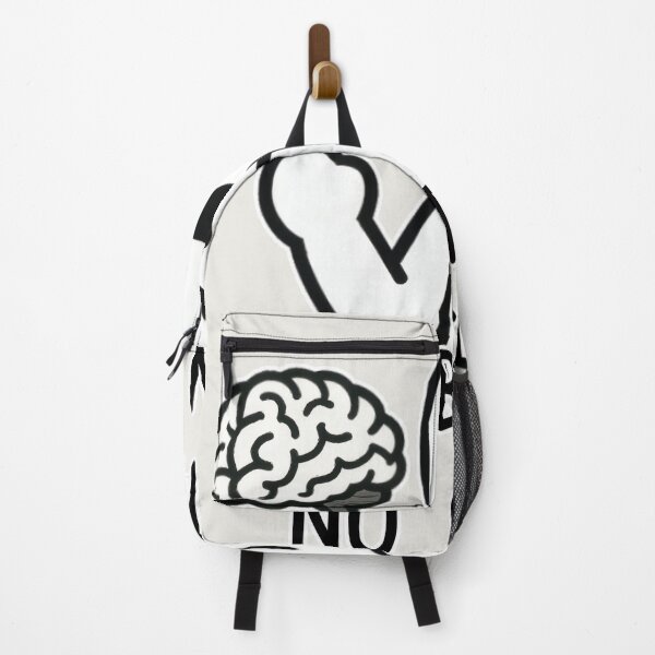 Item preview, No Brain No Gain – Cute Meme Cartoon designed and sold by lemonfishing.