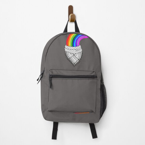 Item preview, Rainbow Keffiyeh designed and sold by Direct-Aid.