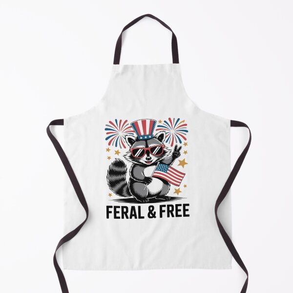 Item preview, Feral & Free Patriotic Racoon Feral And Free 4th July22 designed and sold by RoyTill0Art.