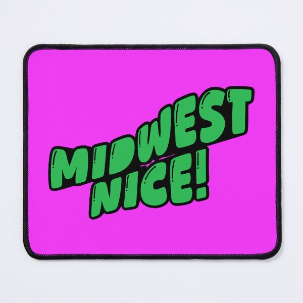 Item preview, Midwest Nice Bubbly Green Typography designed and sold by SimplyJasper.