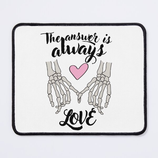 Item preview, The answer is always love Aesthetic Alternative Design designed and sold by OldSkullDesigns.