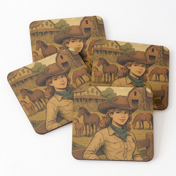 Item preview, Cool cowgirl on the ranch designed and sold by Mauswohn.