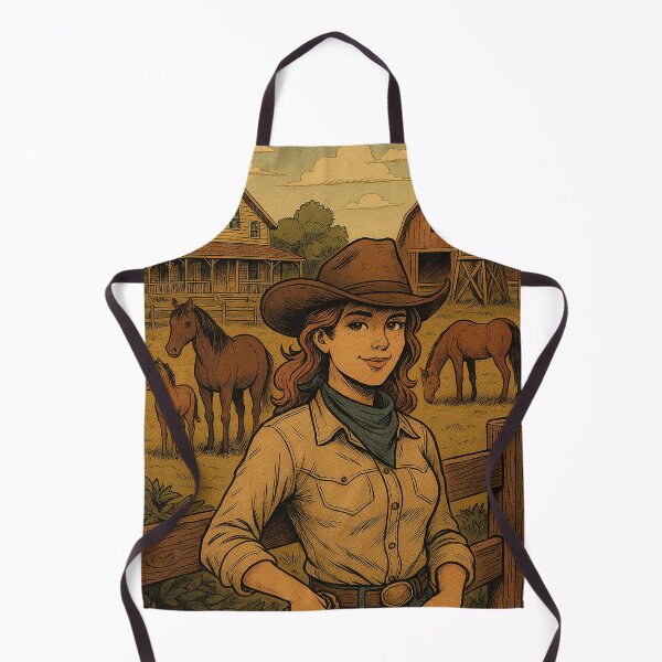 Item preview, Cool cowgirl on the ranch designed and sold by Mauswohn.