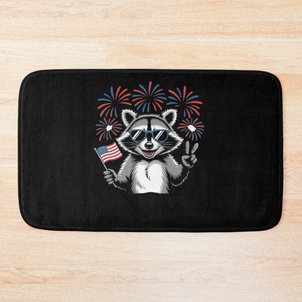 Item preview, Feral & Free Patriotic Racoon Feral And Free 4th July27 designed and sold by RoyTill0Art.