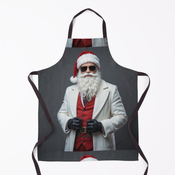 Item preview, Stylish Modern Santa Claus in Fashionable Outfit – Trendy Christmas Character Art designed and sold by PixelVibe782.