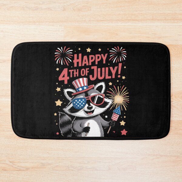 Item preview, Feral & Free Patriotic Racoon Feral And Free 4th July28 designed and sold by RoyTill0Art.