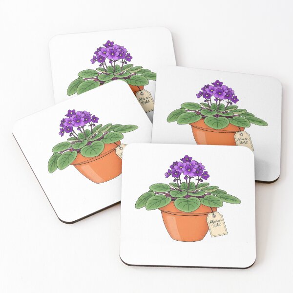 Item preview, Potted African Violet Houseplant designed and sold by k3rstman1.