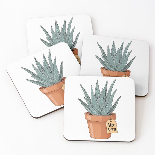 Item preview, Cute Aloe Vera Plant Pot Illustration designed and sold by k3rstman1.