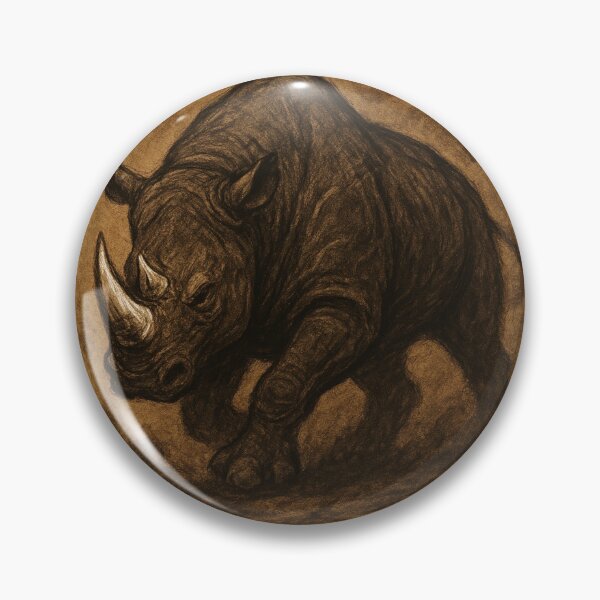 Item preview, Charging Rhino Force – Sepia Earth Power designed and sold by SavannaStrikes.