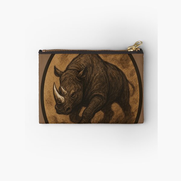 Item preview, Charging Rhino Force – Sepia Earth Power designed and sold by SavannaStrikes.