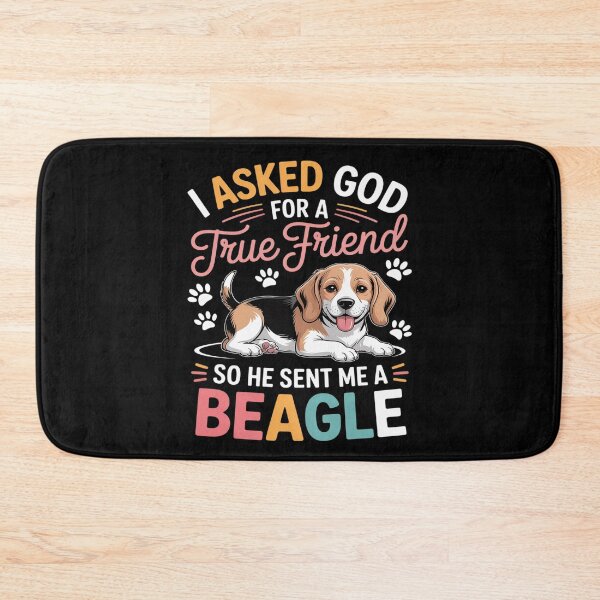 Item preview, I Asked God For A Friend So He Sent Me A Beagle Dog designed and sold by ShelFisher.