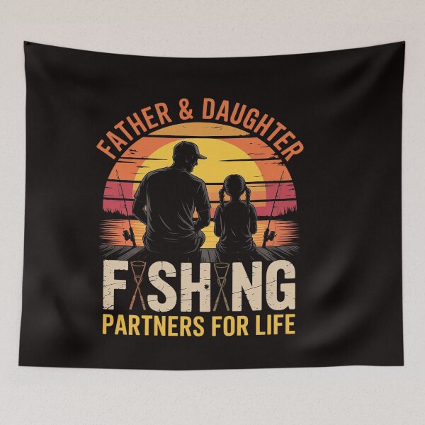 Item preview, Fisherman Dad and Daughter Fishing Partners For Life Girls designed and sold by ControlCenter.