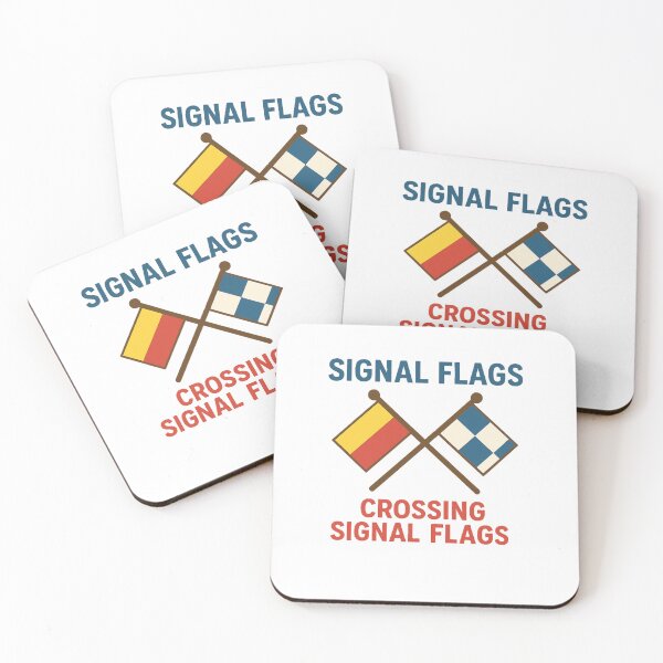 Item preview, Crossing Maritime Signal Flags | Nautical Communication designed and sold by Fleetwood1994.