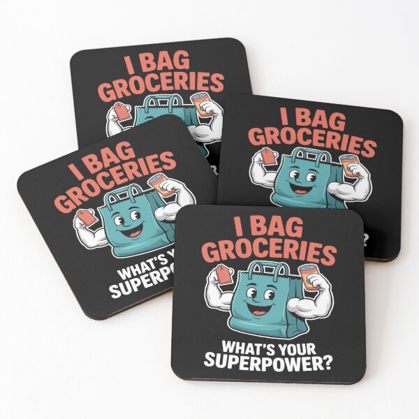 Item preview, I Bag Groceries Whats Your Superpower Funny Grocery designed and sold by Sandrhaus.