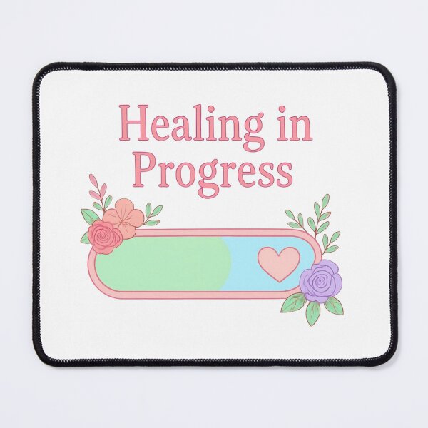 Item preview, Healing in Progress Pastel Floral Bar • Soft Self-Care & Emotional Wellness Aesthetic designed and sold by SirensSageStone.