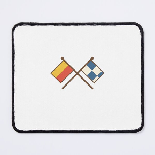 Item preview, Crossed Maritime Signal Flags | Nautical Boating and Sailing Communication designed and sold by Fleetwood1994.