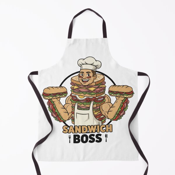 Item preview, Sandwich Boss Cartoon Chef designed and sold by GenzShoppingHub.