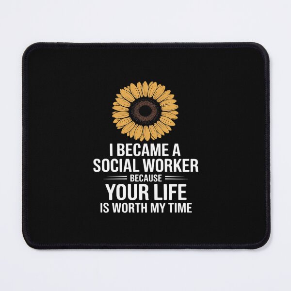 Item preview, I Became a Social Worker - Sunflower Empathy designed and sold by ryukaizox1.