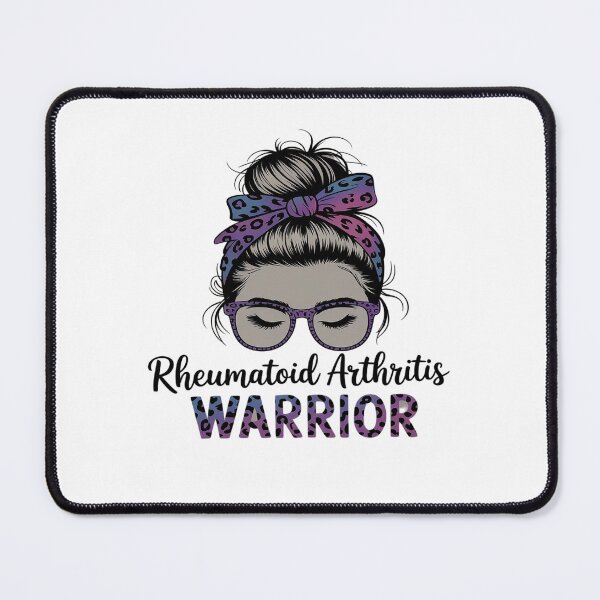 Item preview, Rheumatoid Arthritis Warrior Messy Bun Ribbon designed and sold by DrewLeuschke.