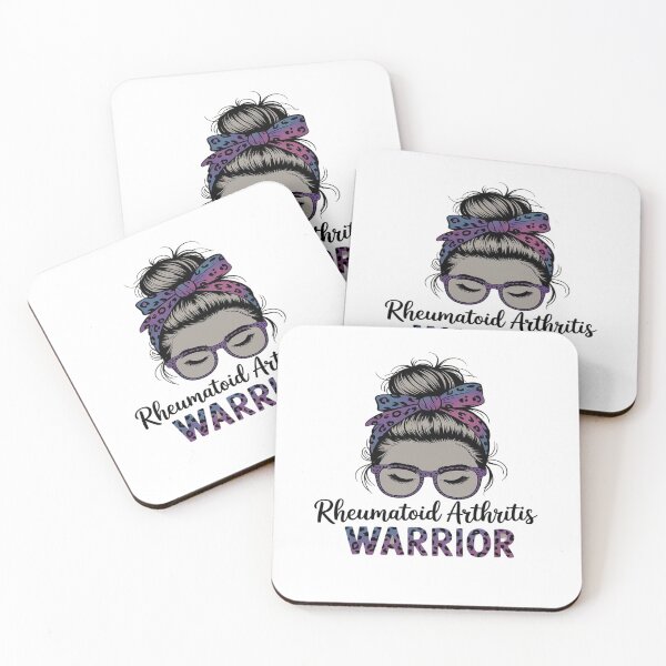 Item preview, Rheumatoid Arthritis Warrior Messy Bun Ribbon designed and sold by DrewLeuschke.