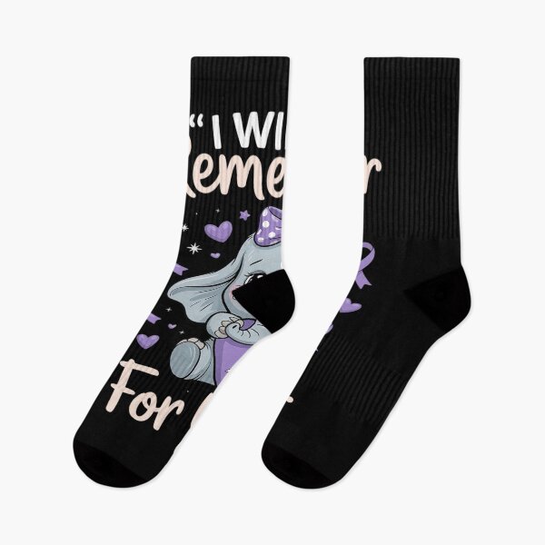 Item preview, Remember For You Elephant Alzheimer's Awareness designed and sold by MinaReinger.